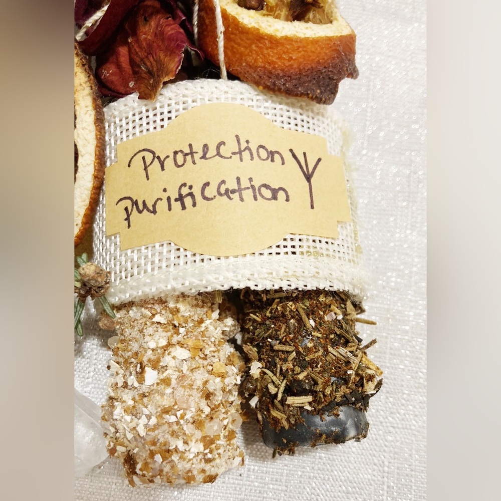 Protection & Purification Ritual candle set handmade - Picture 7 of 17